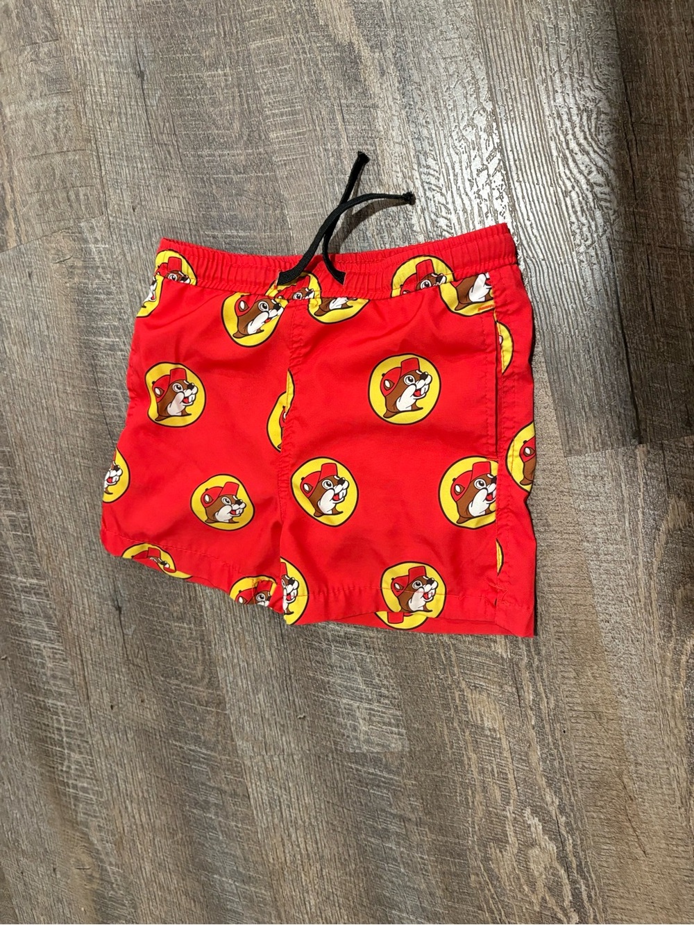 Kids Red Character Swim Shorts - Brand Unspecified